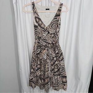 J. Crew Cecilia Paisley Pleated Cotton Dress - Size 2